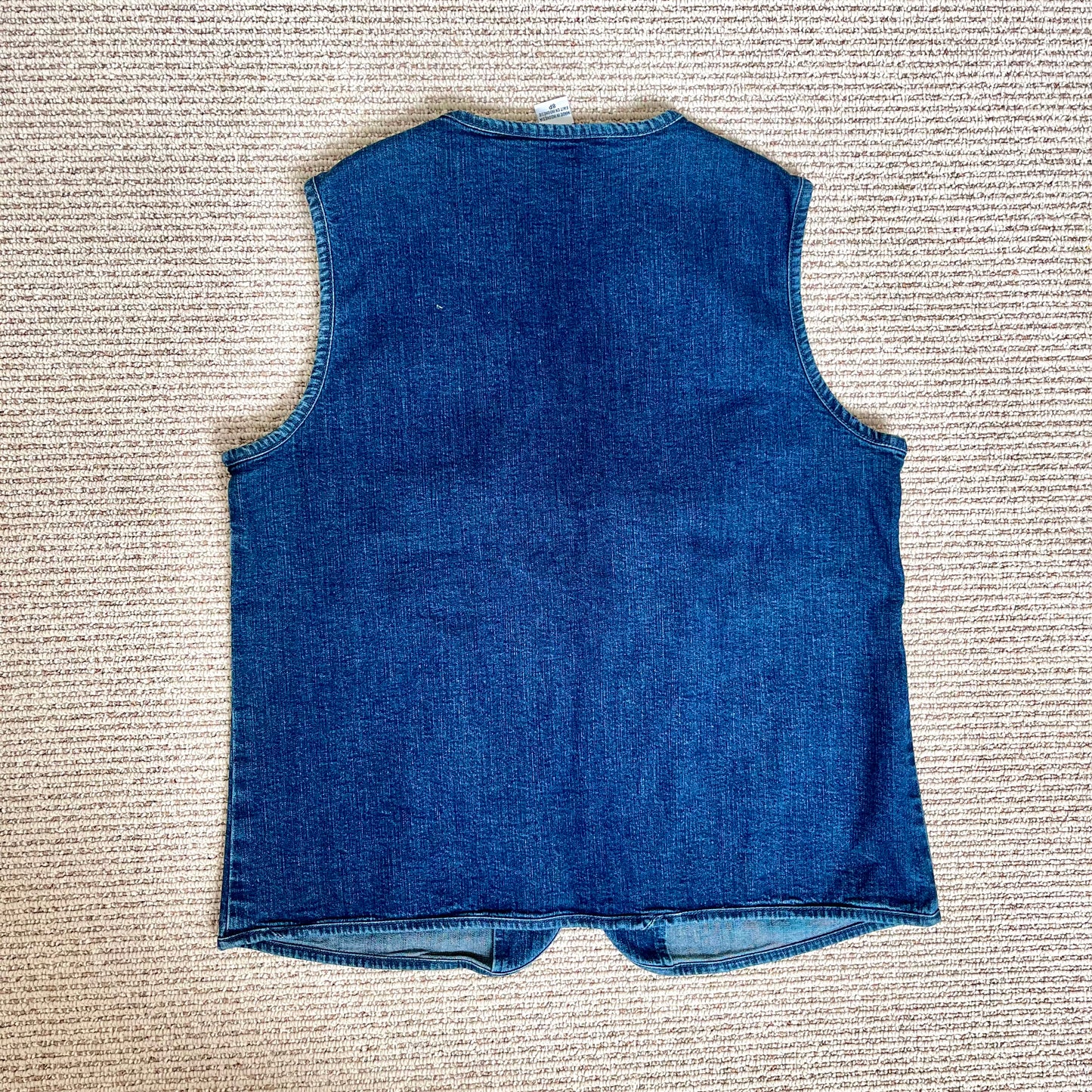 𝓥𝓘𝓝𝓣𝓐𝓖𝓔 DENIM SAILBOAT EMBROIDERED VEST