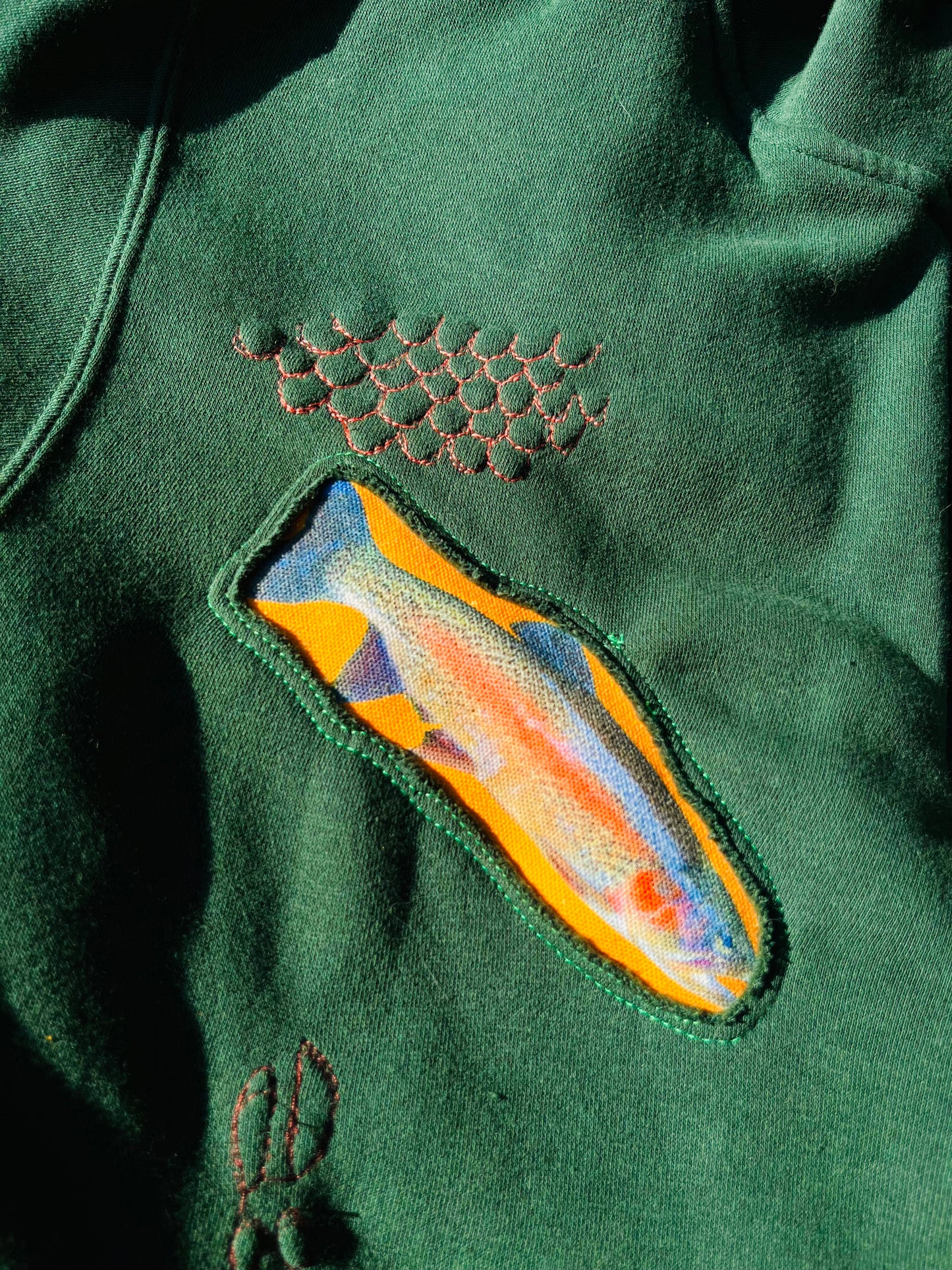 BRITISH COLUMBIA PATCHWORK SWEATSHIRT