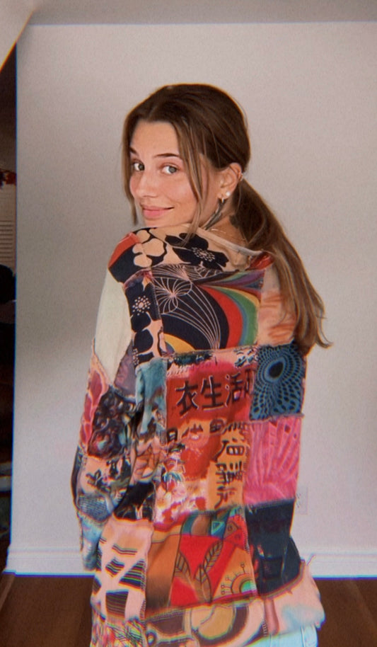 𝓥𝓘𝓝𝓣𝓐𝓖𝓔 PATCHWORK SHIRT