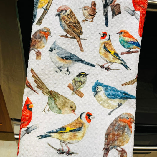 BIRDS TEA TOWEL | DONATION ITEM