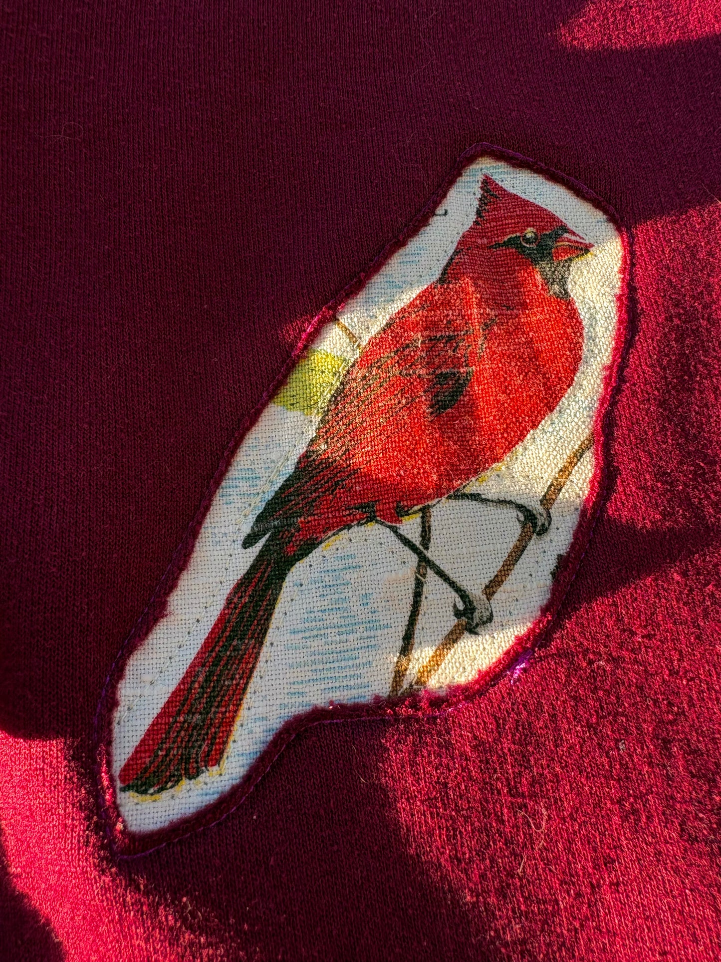 SONGBIRDS PATCHWORK SWEATSHIRT