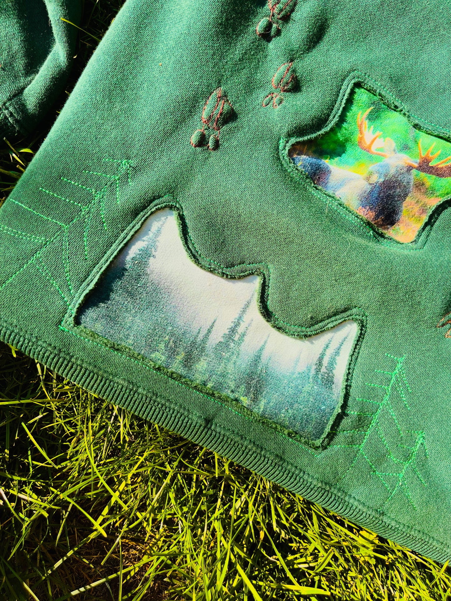 BRITISH COLUMBIA PATCHWORK SWEATSHIRT