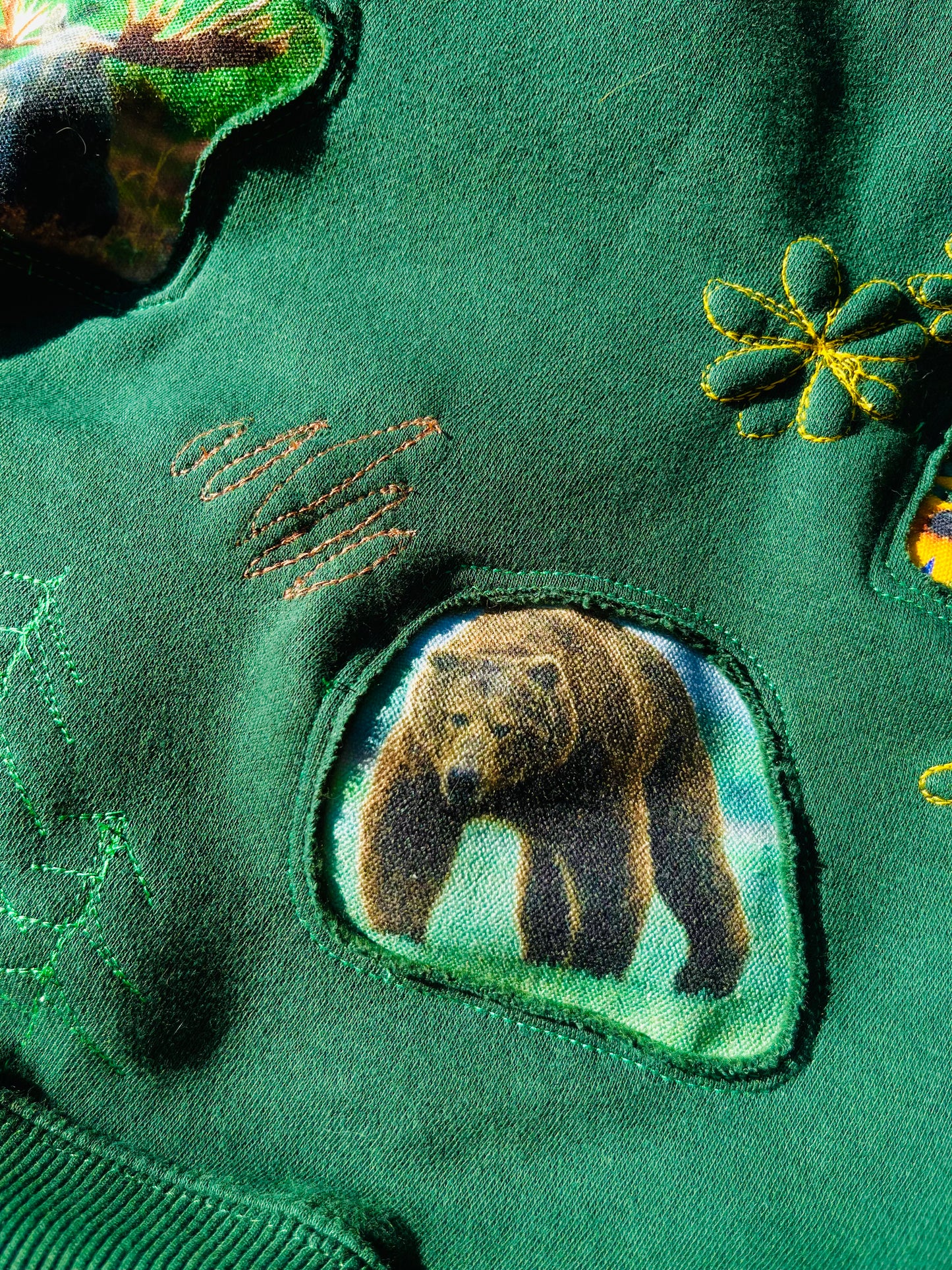 BRITISH COLUMBIA PATCHWORK SWEATSHIRT