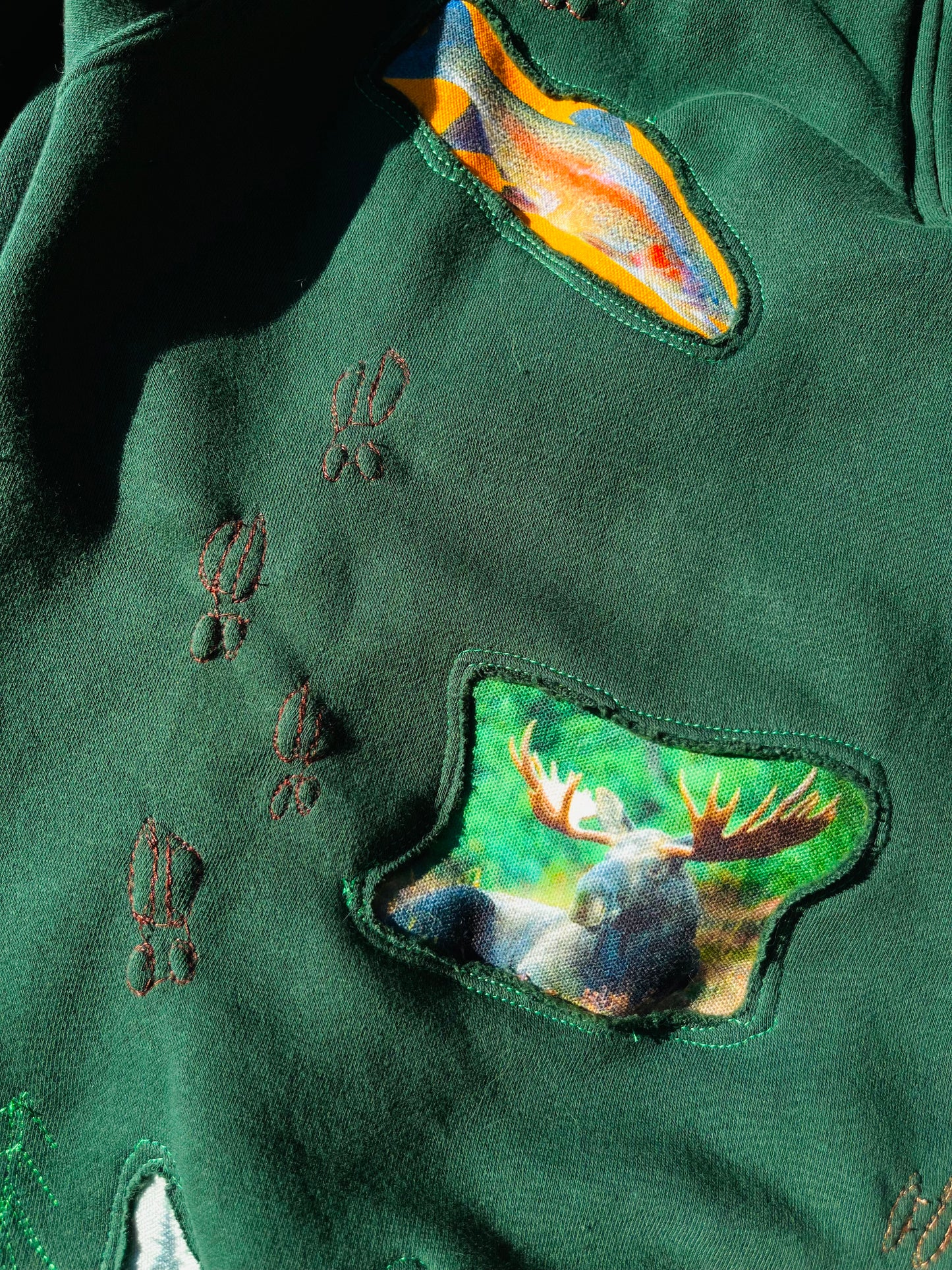 BRITISH COLUMBIA PATCHWORK SWEATSHIRT