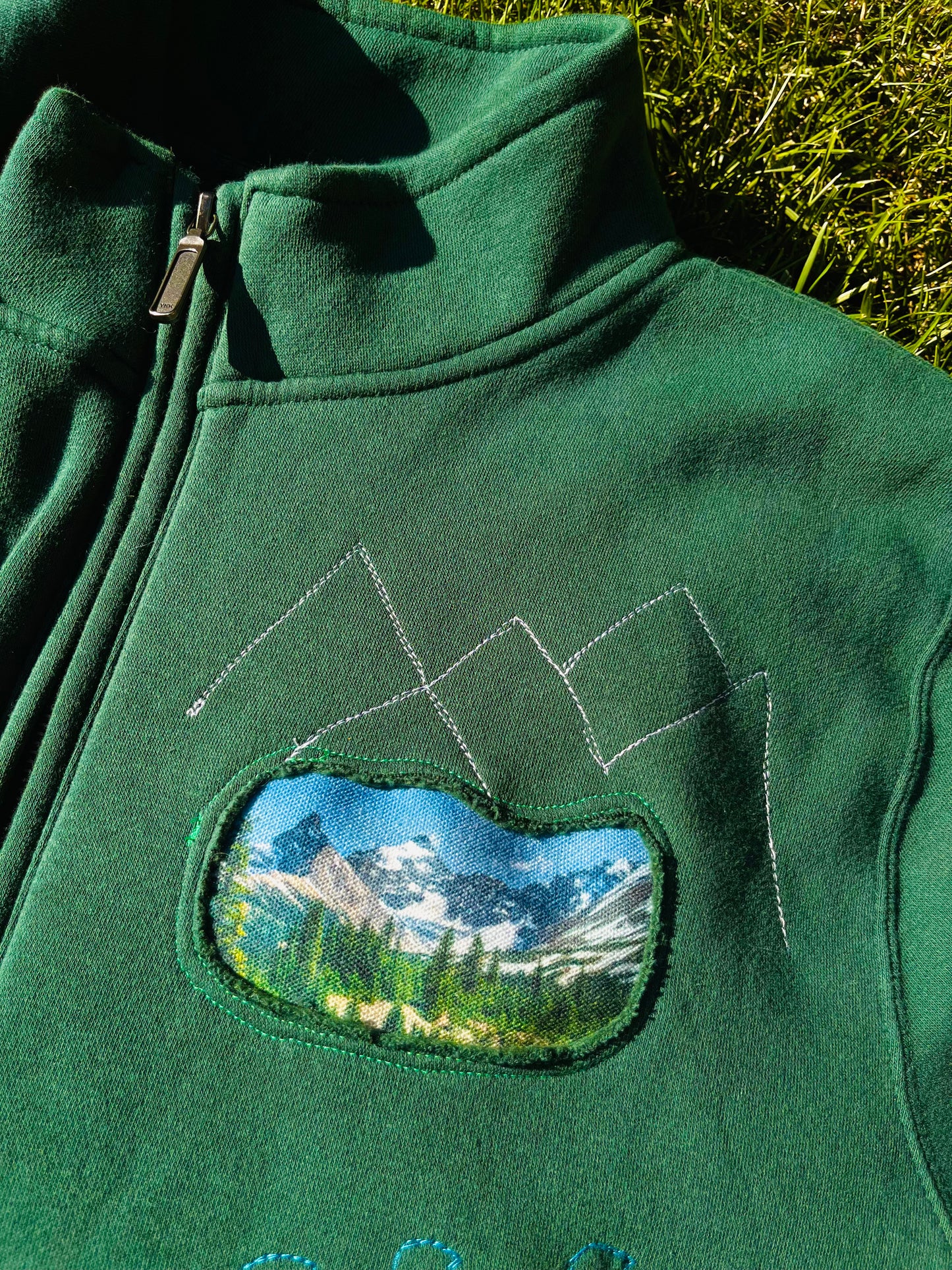 BRITISH COLUMBIA PATCHWORK SWEATSHIRT