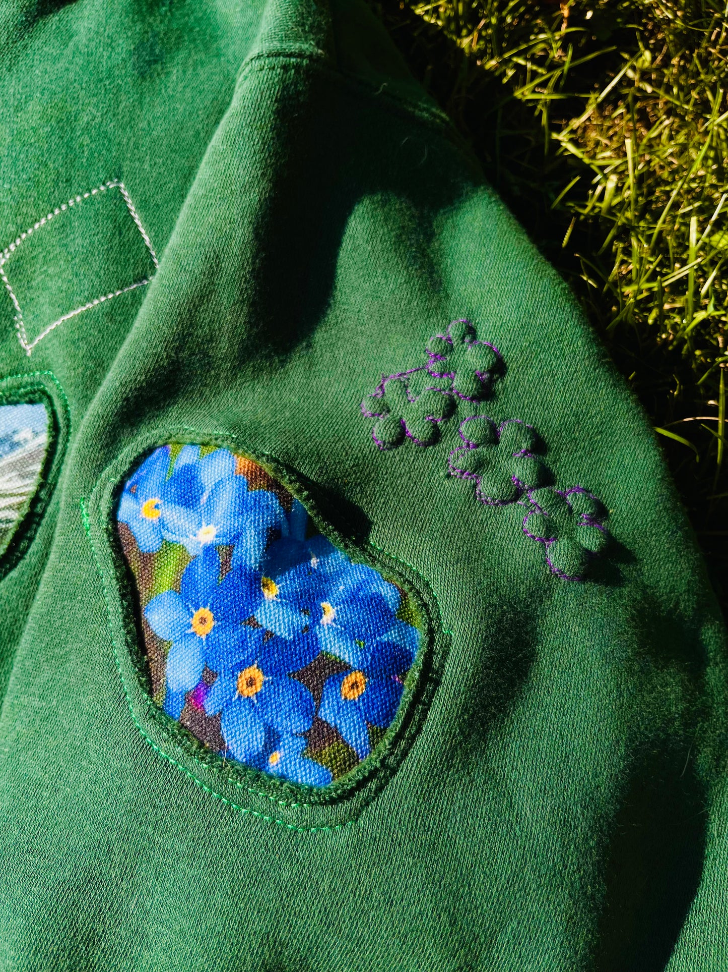 BRITISH COLUMBIA PATCHWORK SWEATSHIRT