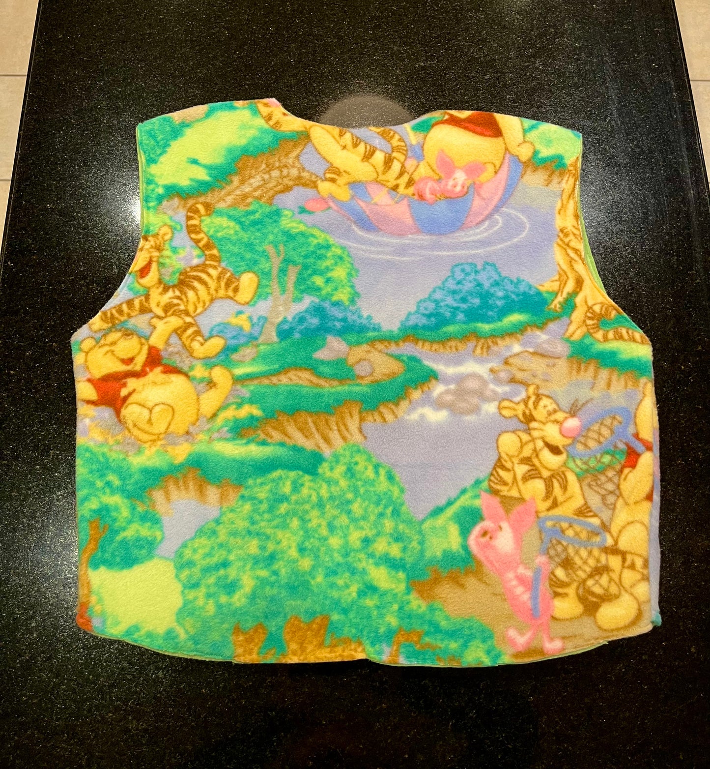 WINNIE THE POOH FLEECE UPCYCLE VEST