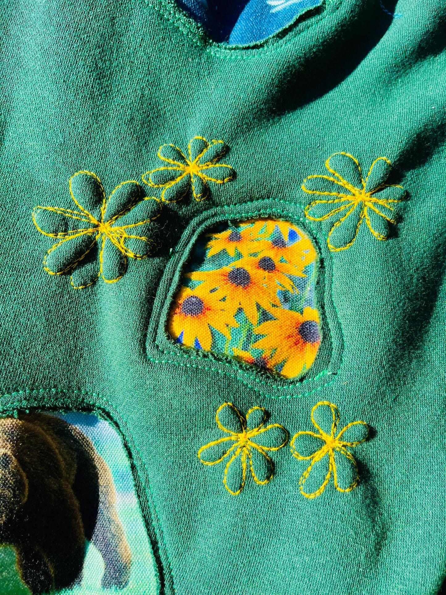 BRITISH COLUMBIA PATCHWORK SWEATSHIRT