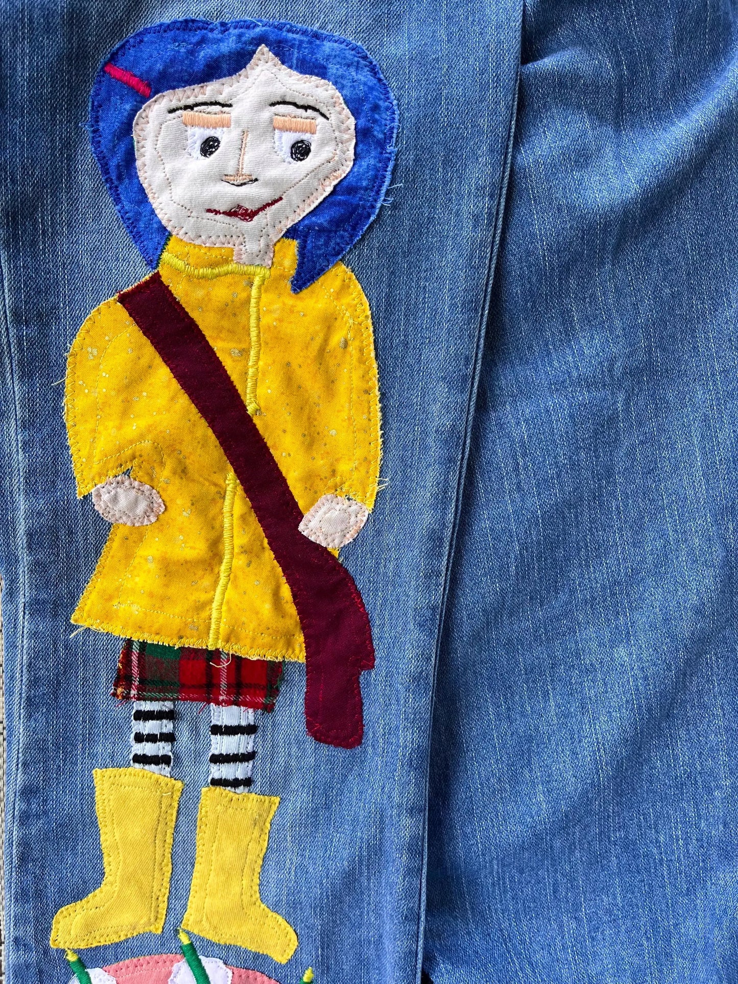 CORALINE PATCHWORK JEANS